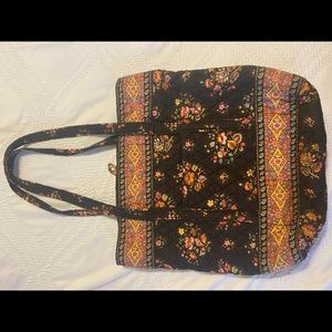 Large Vera Bradley Tote Chocolat